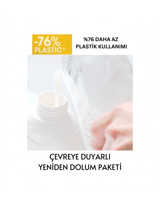 Byphasse Caresse Vanilya Çiçeği Özlü Kremli Duş Jeli Ekonomik Yeniden Dolum Paketi 1 L