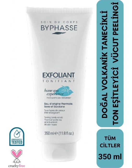 Byphasse Doğal Volkanik Tanecikli Canlandırıcı Vücut Peeling 350 ML