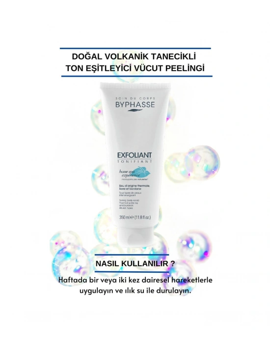 Byphasse Doğal Volkanik Tanecikli Canlandırıcı Vücut Peeling 350 ML