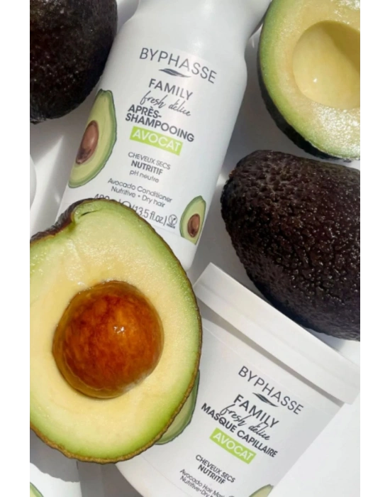 Byphasse Family Fresh Avokado Özlü Besleyici Saç Kremi 400 ML