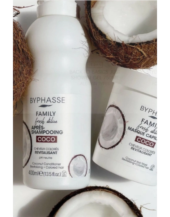 Byphasse Family Fresh Hindistan Cevizli Canlandırıcı Saç Maskesi 250 ML