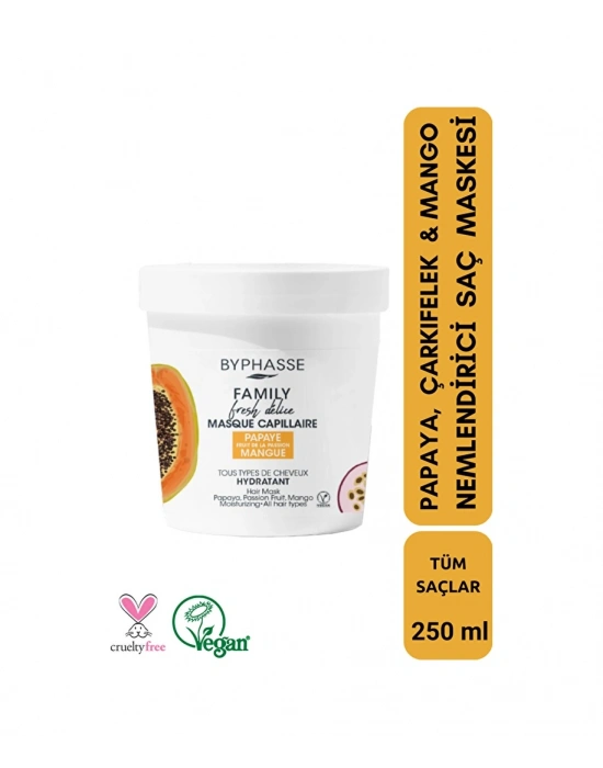 Byphasse Family Fresh Meyveli Nemlendirici Saç Maskesi 250 ML