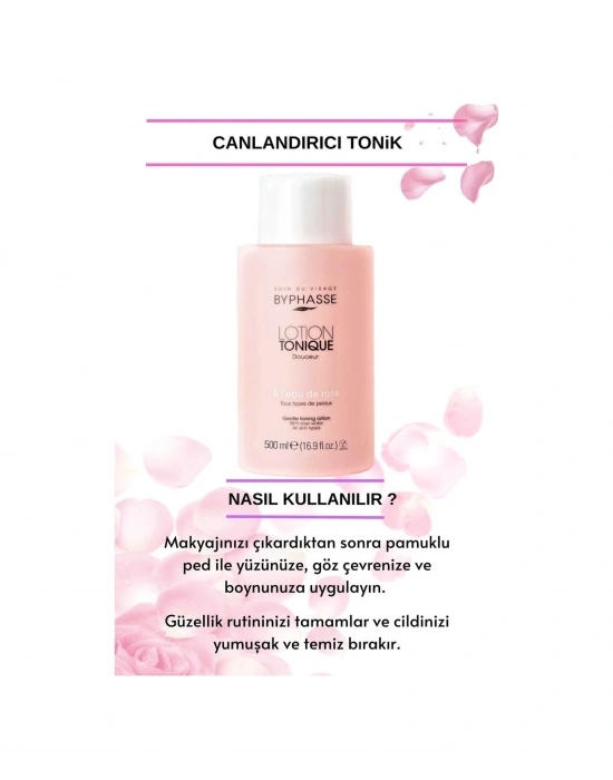 Byphasse Gül Özlü Canlandırıcı Tonik 500 ML