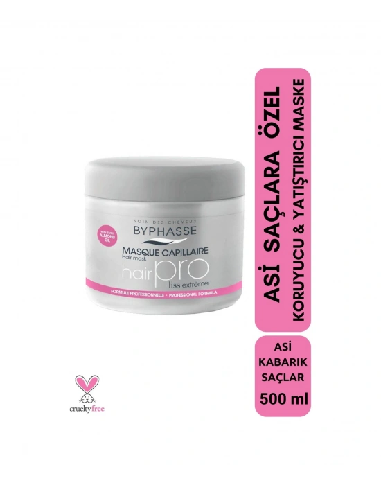 Byphasse Hair Pro Asi Saçlar İçin Koruyucu ve Yatıştırıcı Bakım Maskesi 500 ML