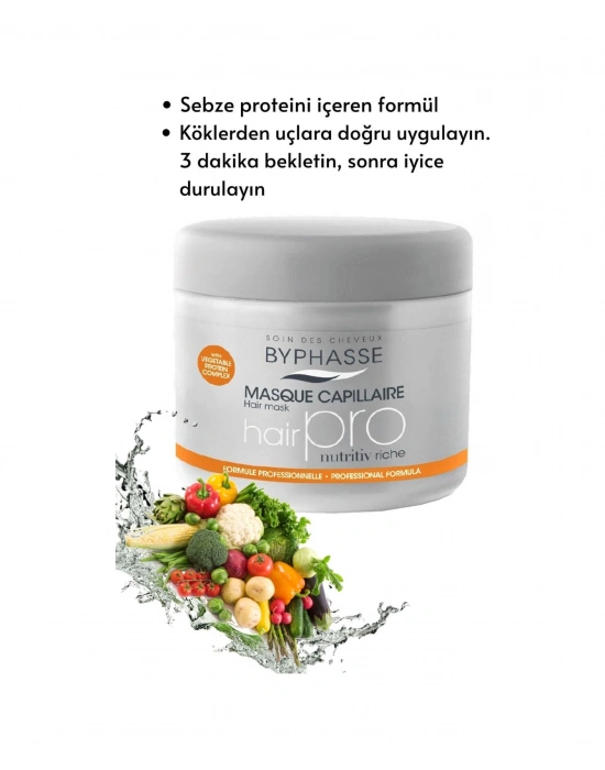 Byphasse Hair Pro Yoğun Nem Maskesi 500 ML