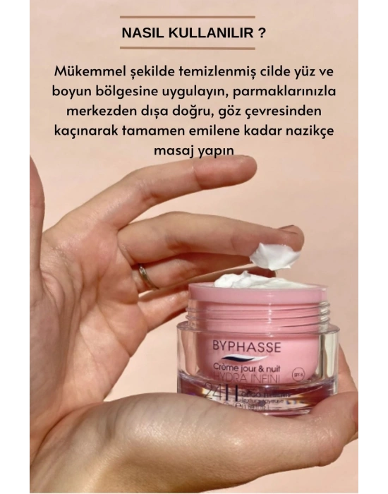 Byphasse Hydra 24 Saat Nemlendirici Gündüz Yüz Bakım Kremi 60 ML