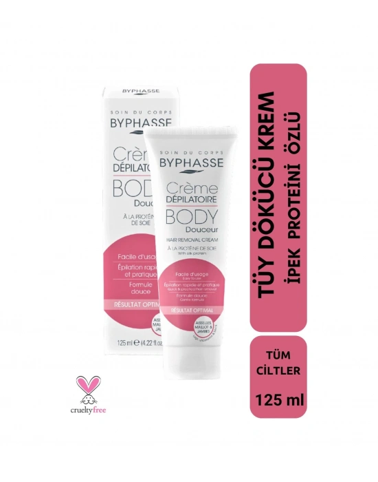 Byphasse İpek Proteini Özlü Tüy Dökücü Krem 125 ML