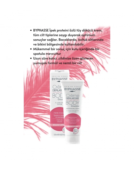Byphasse İpek Proteini Özlü Tüy Dökücü Krem 125 ML