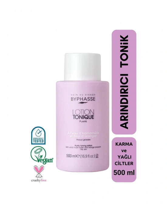 Byphasse Karma ve Yağlı Ciltler için Arındırıcı Tonik 500 ML