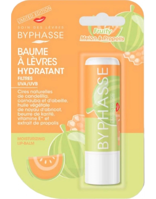 Byphasse Kavun Aromalı Nemlendirici Dudak Bakım Kremi 4.8 G