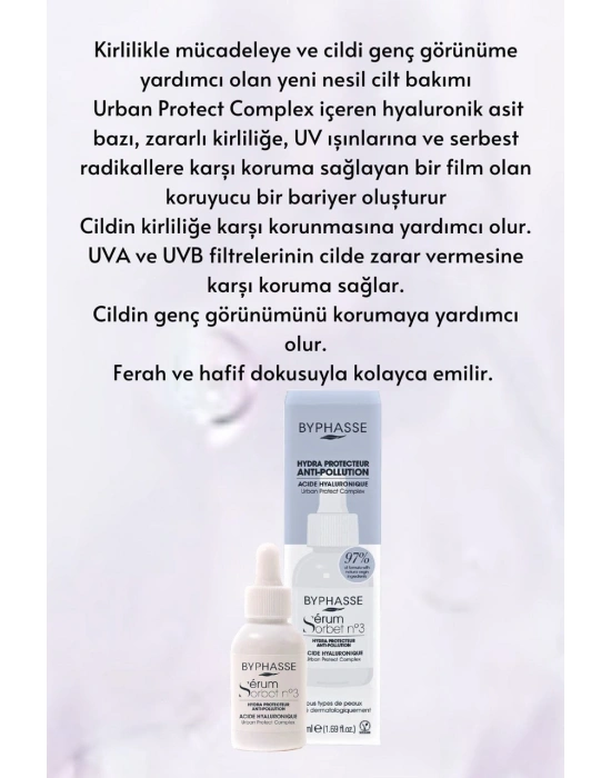 Byphasse Kirliliğe Karşı Koruyucu Serum Şerbeti 50 ML