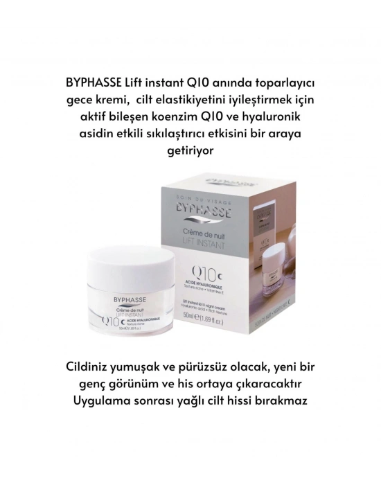 Byphasse Koenzim Q10 Hyaluronik Asit İçerikli Gece Kremi 50 ML