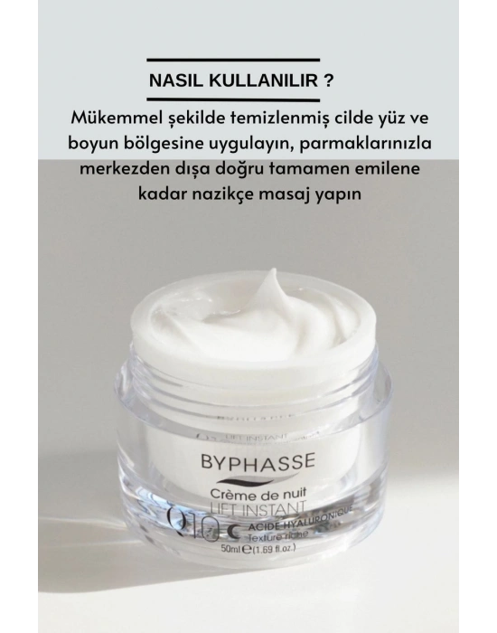 Byphasse Koenzim Q10 Hyaluronik Asit İçerikli Gece Kremi 50 ML