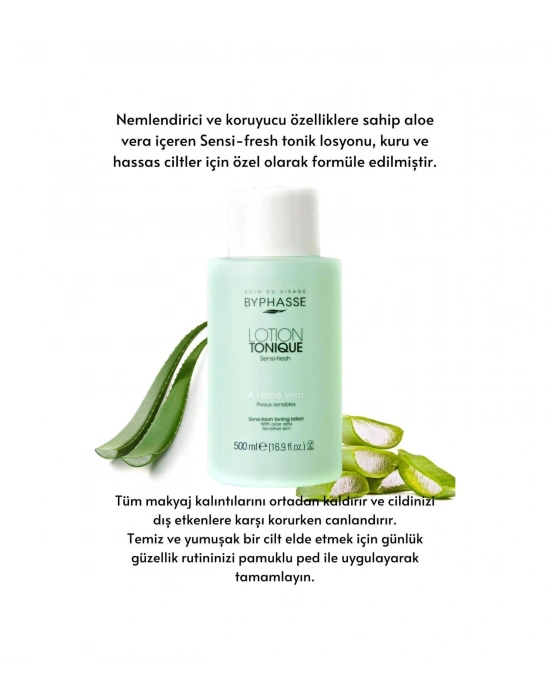 Byphasse Kuru ve Hassas Ciltler için Yatıştırıcı Tonik 500 ML
