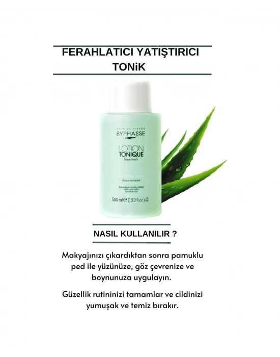 Byphasse Kuru ve Hassas Ciltler için Yatıştırıcı Tonik 500 ML