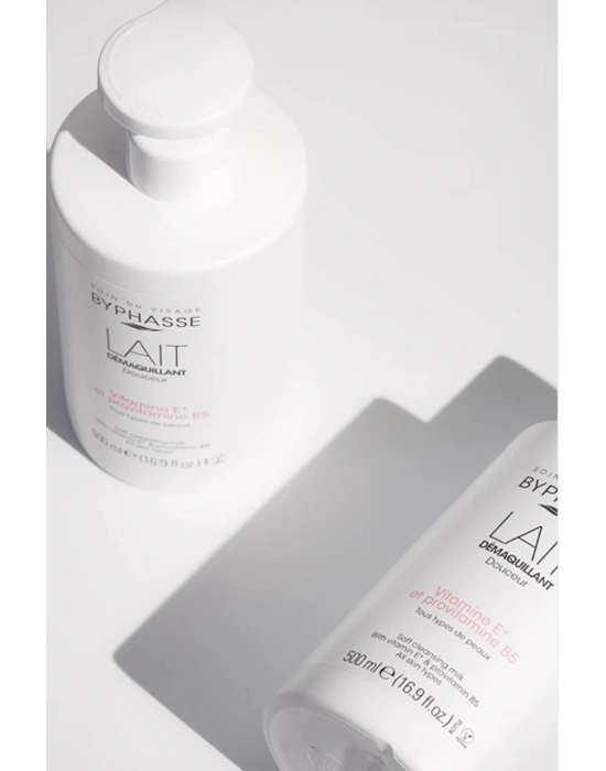 Byphasse Makyaj Temizleme Sütü Pratik Pompalı Ambalaj Tüm Cilt Tipleri 500 ML