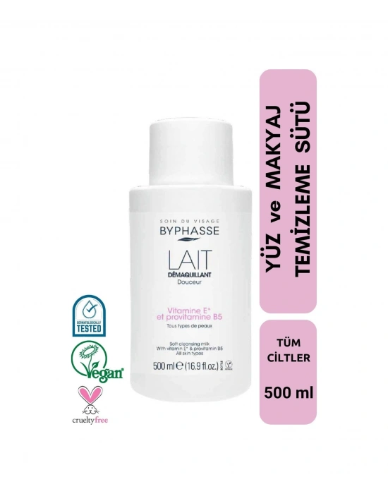 Byphasse Makyaj Temizleme Sütü Tüm Cilt Tipleri 500 ML