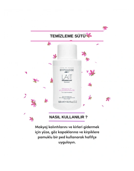 Byphasse Makyaj Temizleme Sütü Tüm Cilt Tipleri 500 ML