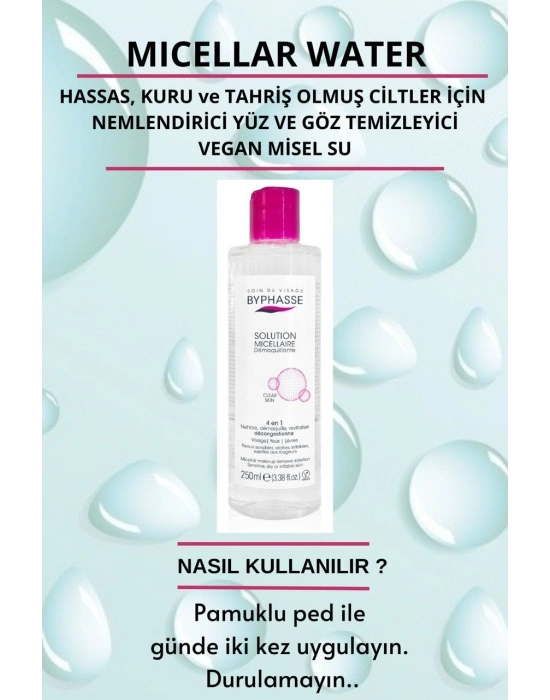Byphasse Micellar Yüz Ve Makyaj Temizleyici Misel 250 ML
