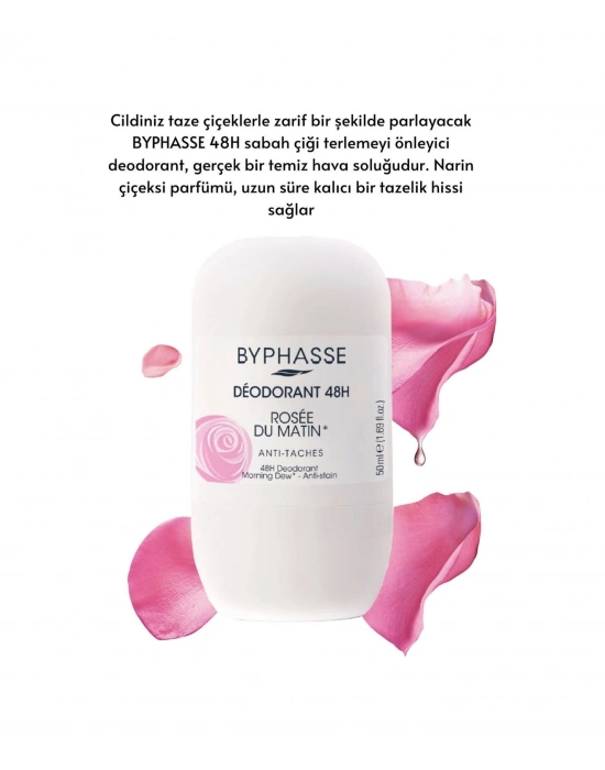 Byphasse Morning Dew 48H Kadın Roll-On Deodorant 50 ML