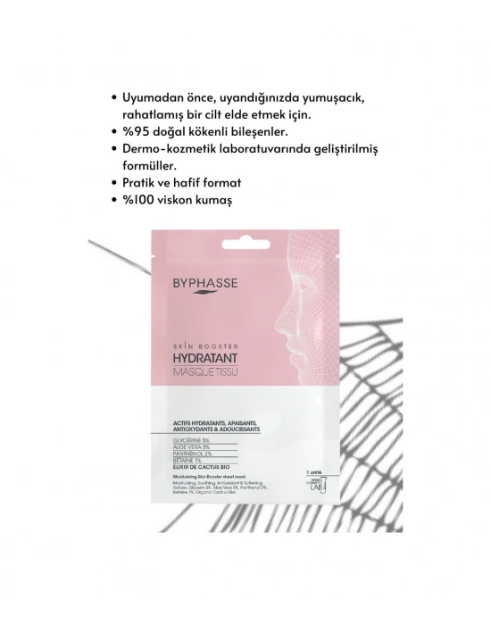 Byphasse Nemlendirici Ve Canlandırıcı Skin Booster Kağıt Yüz Maskesi