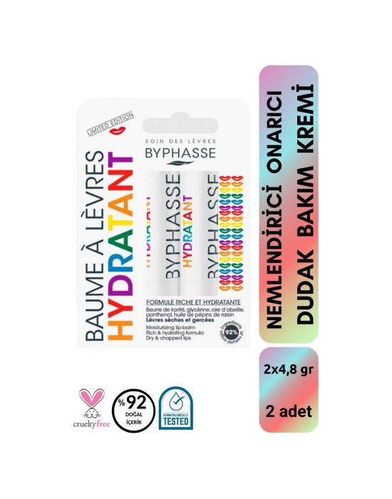 Byphasse Nemlendirici ve Onarıcı Dudak Bakım Kremi 2 x 4.8 G