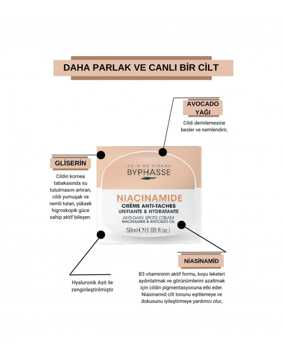 Byphasse Niacinamide Skin Booster Leke Karşıtı Krem 50 ML