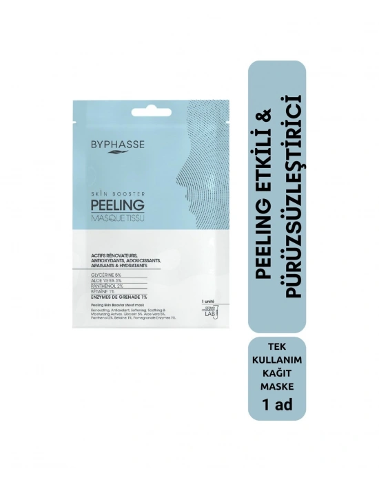 Byphasse Peeling Etkili Ve Pürüzsüzleştirici Skin Booster Kağıt Yüz Maskesi