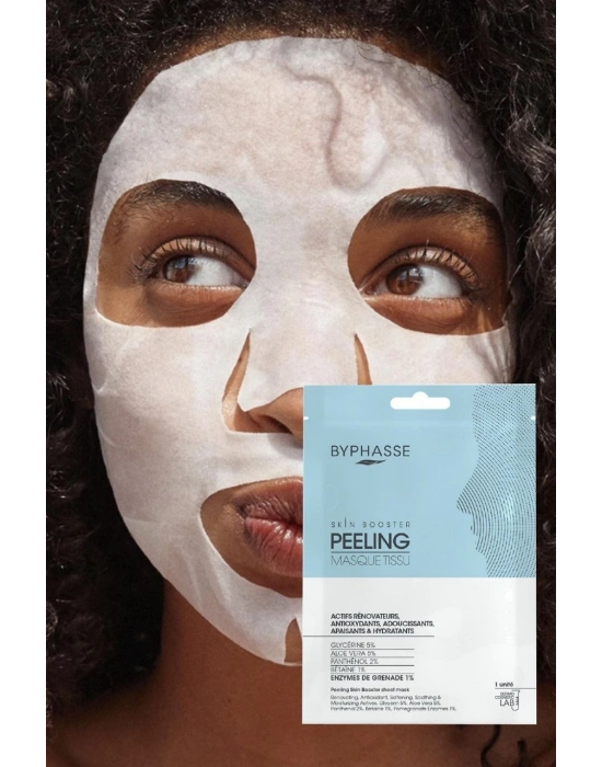 Byphasse Peeling Etkili Ve Pürüzsüzleştirici Skin Booster Kağıt Yüz Maskesi