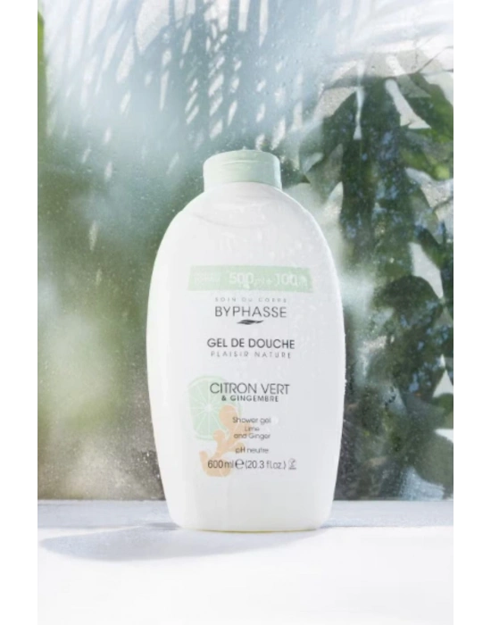 Byphasse Plaisir Natura Limon & Zencefil Duş Jeli 600 ML