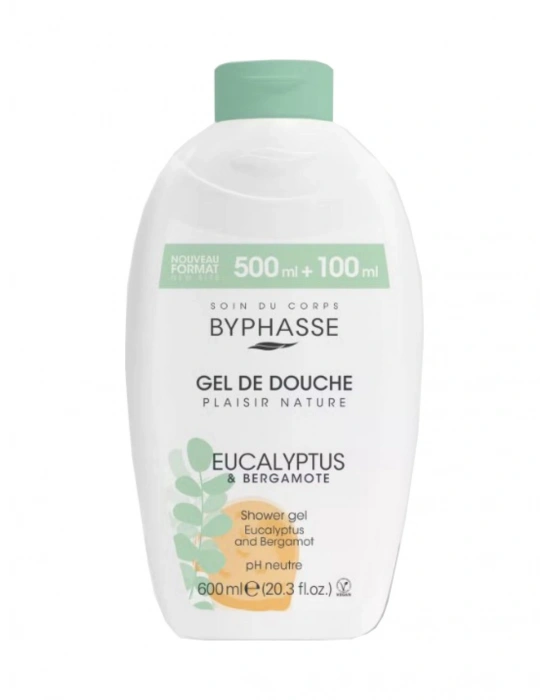 Byphasse Plaisir Natura Okaliptus & Bergamot Duş Jeli 600 ML