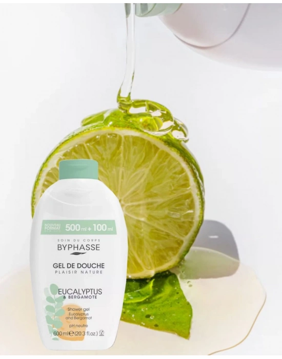Byphasse Plaisir Natura Okaliptus & Bergamot Duş Jeli 600 ML