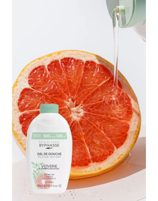 Byphasse Plaisir Natura Verbena & Greyfurt Duş Jeli 600 ML