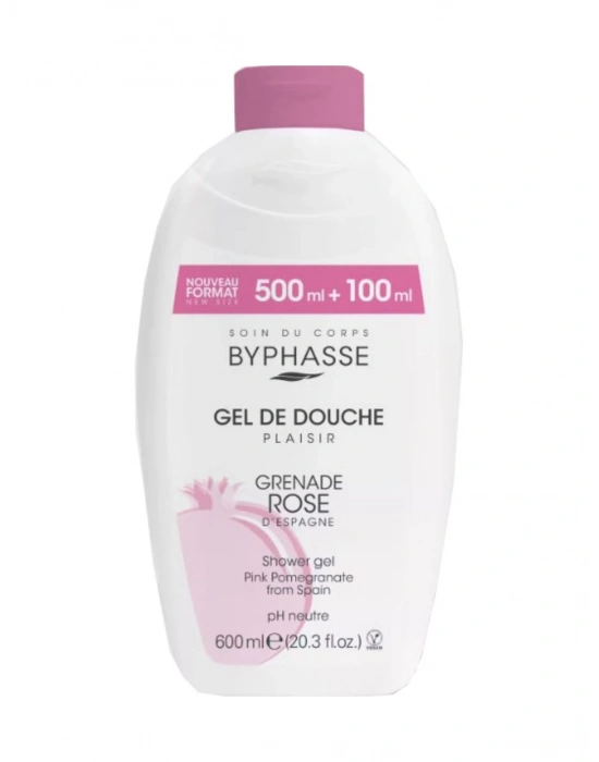 Byphasse Plaisir Pomegranate Pembe Nar Duş Jeli 600 ML