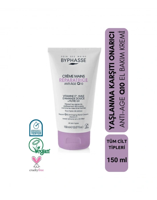 Byphasse Q10 Onarıcı El Kremi 150 ML