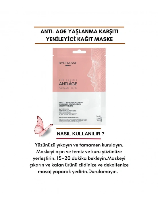 Byphasse Skin Booster Kağıt Yüz Maskesi