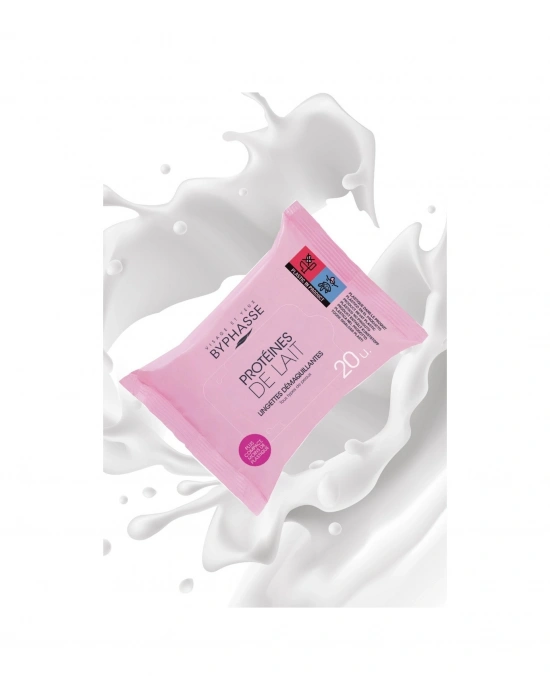 Byphasse Süt Proteinli Makyaj Temizleme Mendili Tüm Ciltler 20li
