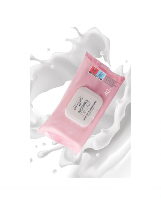 Byphasse Süt Proteinli Makyaj Temizleme Mendili Tüm Ciltler 40lı