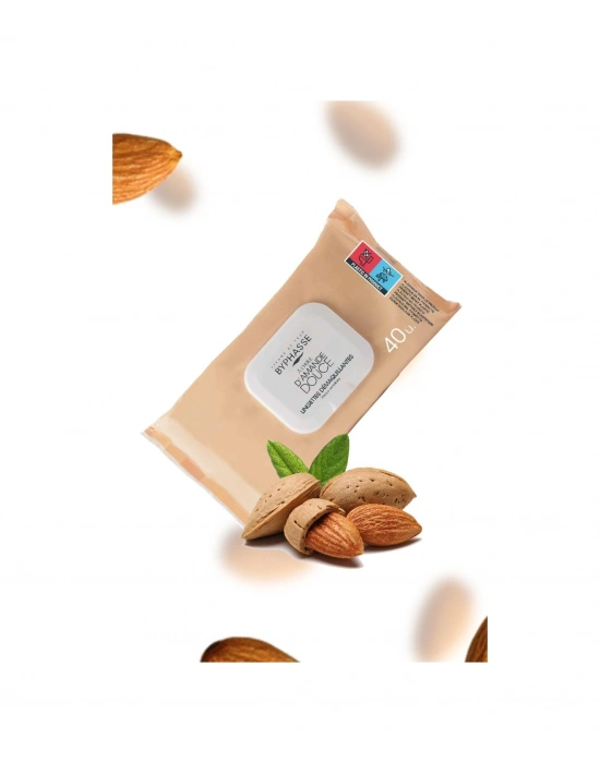 Byphasse Tatlı Badem Yağlı Makyaj Temizleme Mendili Hassas Ciltler 40lı