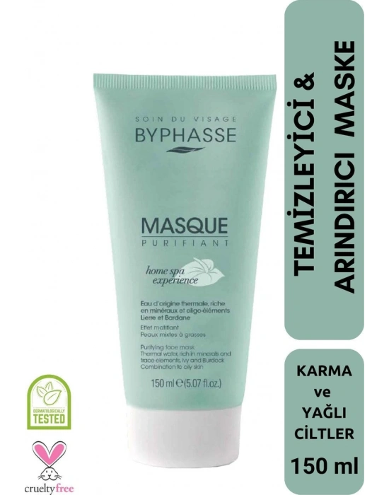 Byphasse Temizleyici Ve Arındırıcı Maske Karma Ve Yağlı Ciltler 150 ML