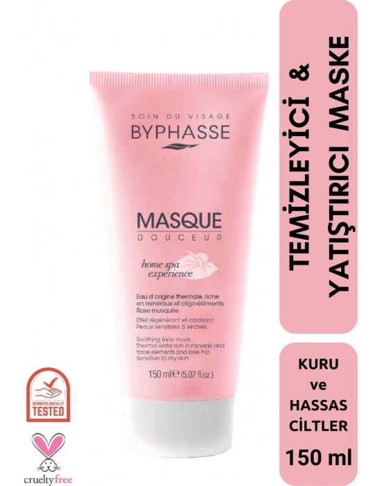 Byphasse Temizleyici Ve Yatıştırıcı Maske Kuru Ve Hassas Ciltler 150 ML