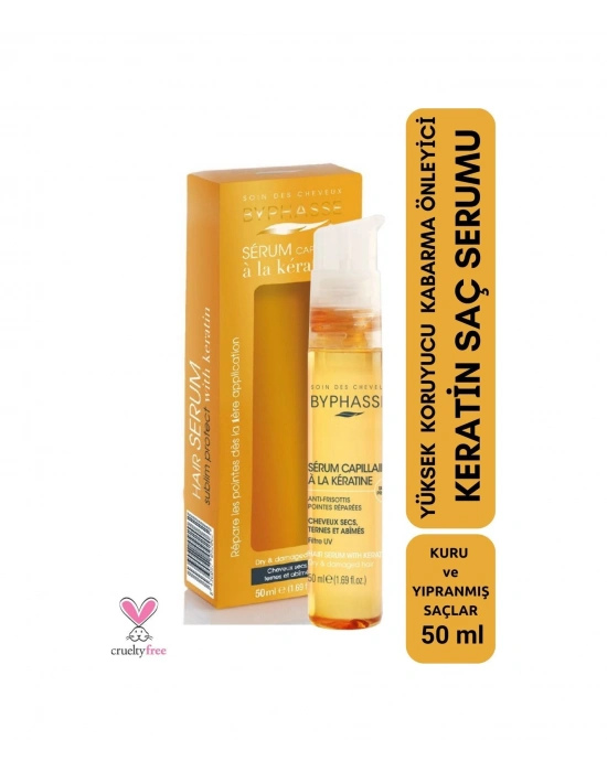 Byphasse Yüksek Koruyucu ve Kabarma Önleyici Keratin Saç Serumu 50 ML
