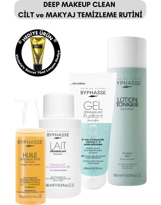 Deep Makeup Clean Dörtlü Cilt Bakım Seti