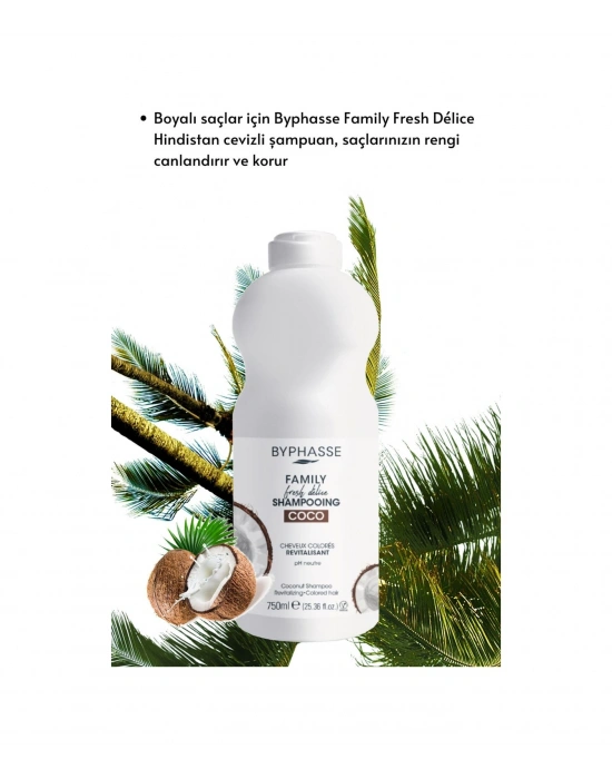 Family Fresh Boyalı Saçlara Özel Hindistan Cevizli Şampuan 750ml
