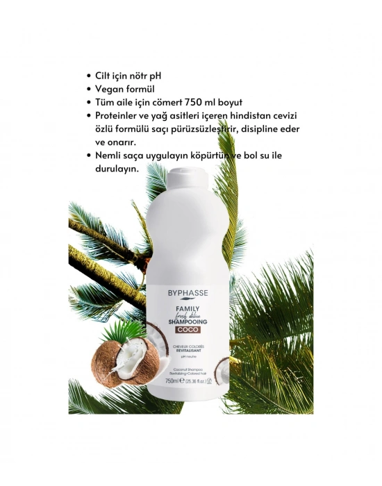 Family Fresh Boyalı Saçlara Özel Hindistan Cevizli Şampuan 750ml