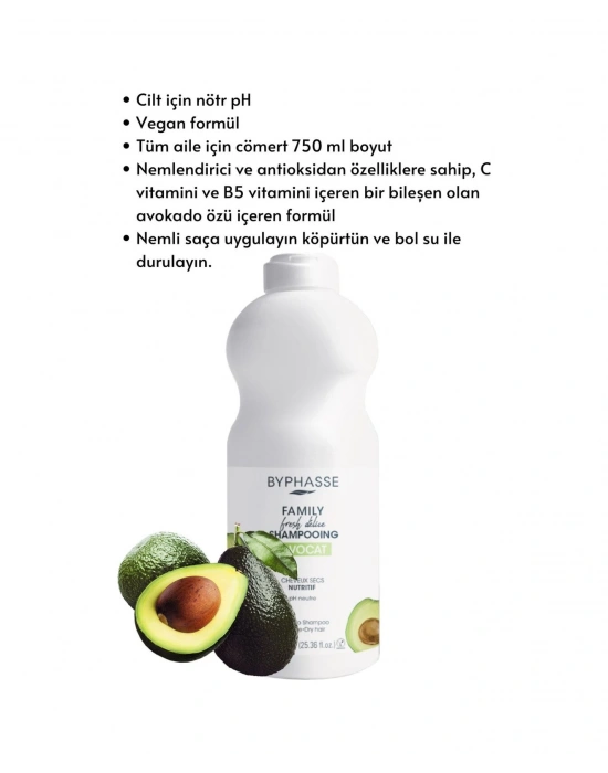 Family Fresh Kuru Saçlara Özel Avokadolu Şampuan 750ml