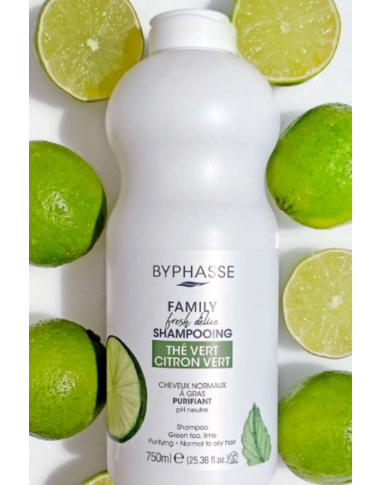 Family Fresh Normal Ve Yağlı Saçlara Özel Yesil Çay Ve Misket Limonlu Şampuan 750ml