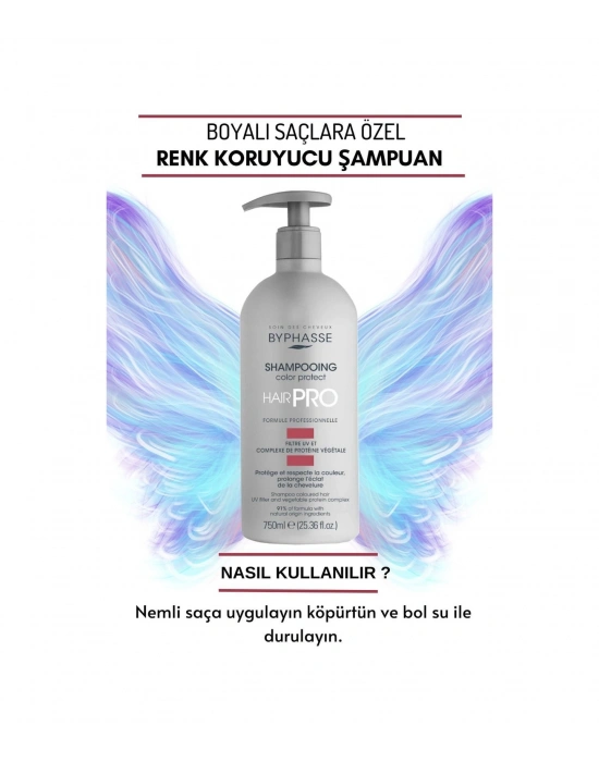 Hair Pro Boyalı Saçlara Özel Renk Koruyucu Şampuan 750ml