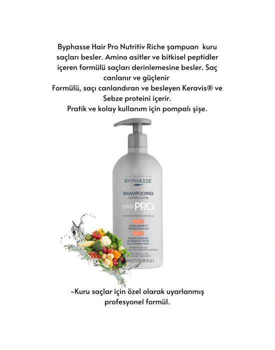 Hair Pro Kuru Saçlara Özel Nemlendirici Şampuan 750ml