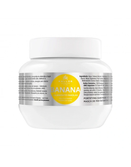 Kallos Cosmetics Banana Saç Maskesi 275 ML